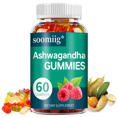 KSM-66 Ashwagandha Gummies - Improve Sleep, Relieve Stress, Support Immunity, Relaxation, Mood and Cognitive Health