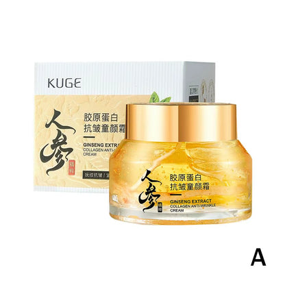 Gold Ginseng Face Cream Polypeptide Moisturizing Niacinamide Facial Serum for Skin Care Cream 24K Gold Ginseng Serum